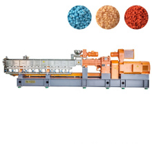 PP/PE+20%-80% Calcium Carbonate Filler Masterbatch Twin Screw Compounding Extruder / Color Masterbatch Making Machine